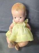 Vintage Composition Doll Assortment Including Effanbee 12" Patsy Jr Doll And More, Qty 4 , Range In Size From 8" To 10"