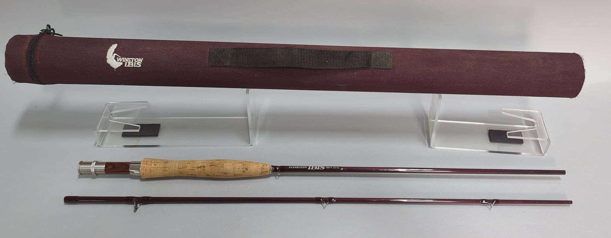 Winston Ibis 586-4 Fly Rod, 3.2 oz, In Winston Case - Mayo
