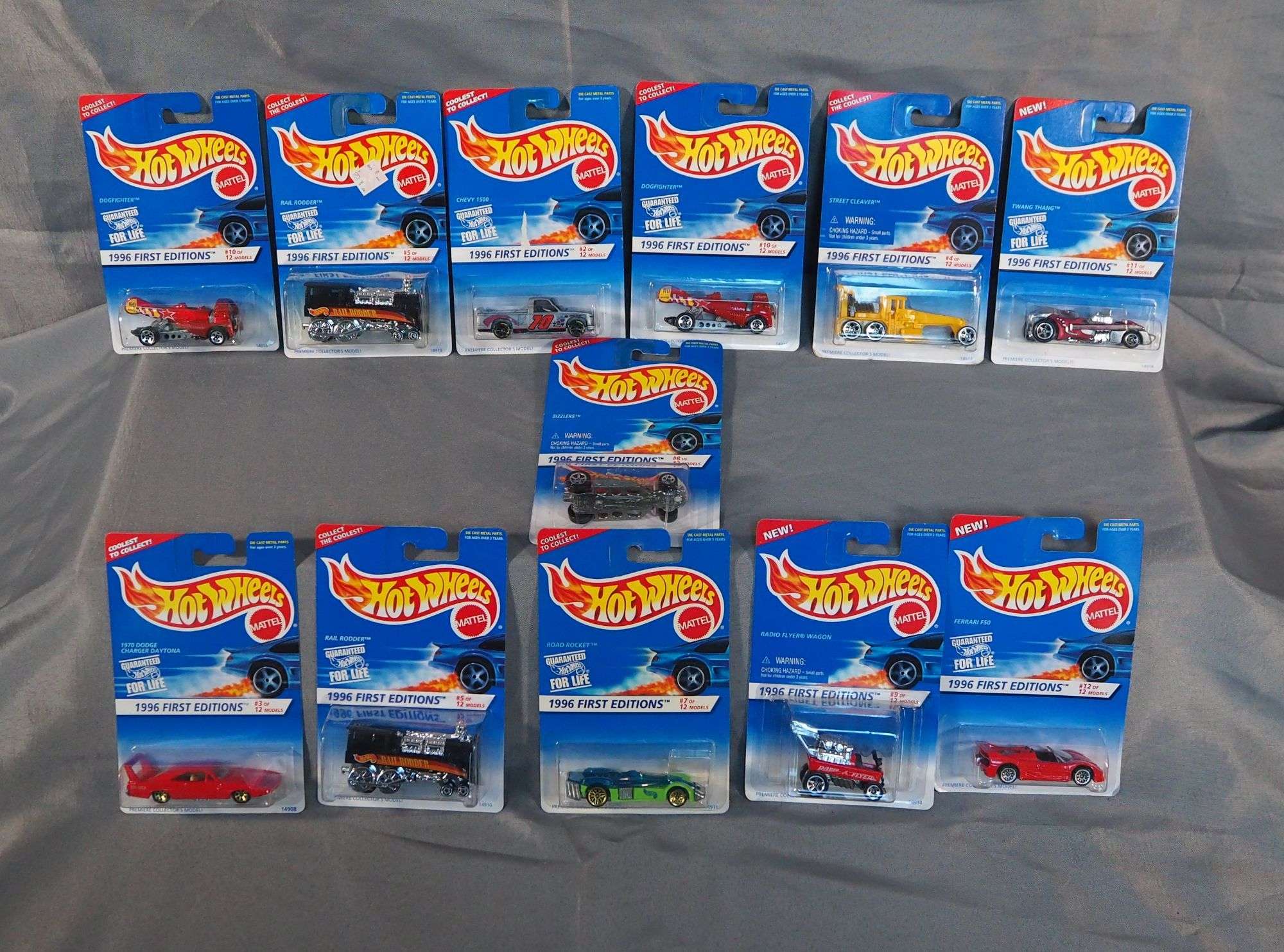 Hot Wheels 1996 First Editions Die Cast Assortment Including Radio