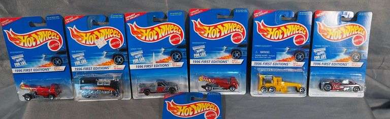 Hot Wheels 1996 First Editions Die Cast Assortment Including Radio