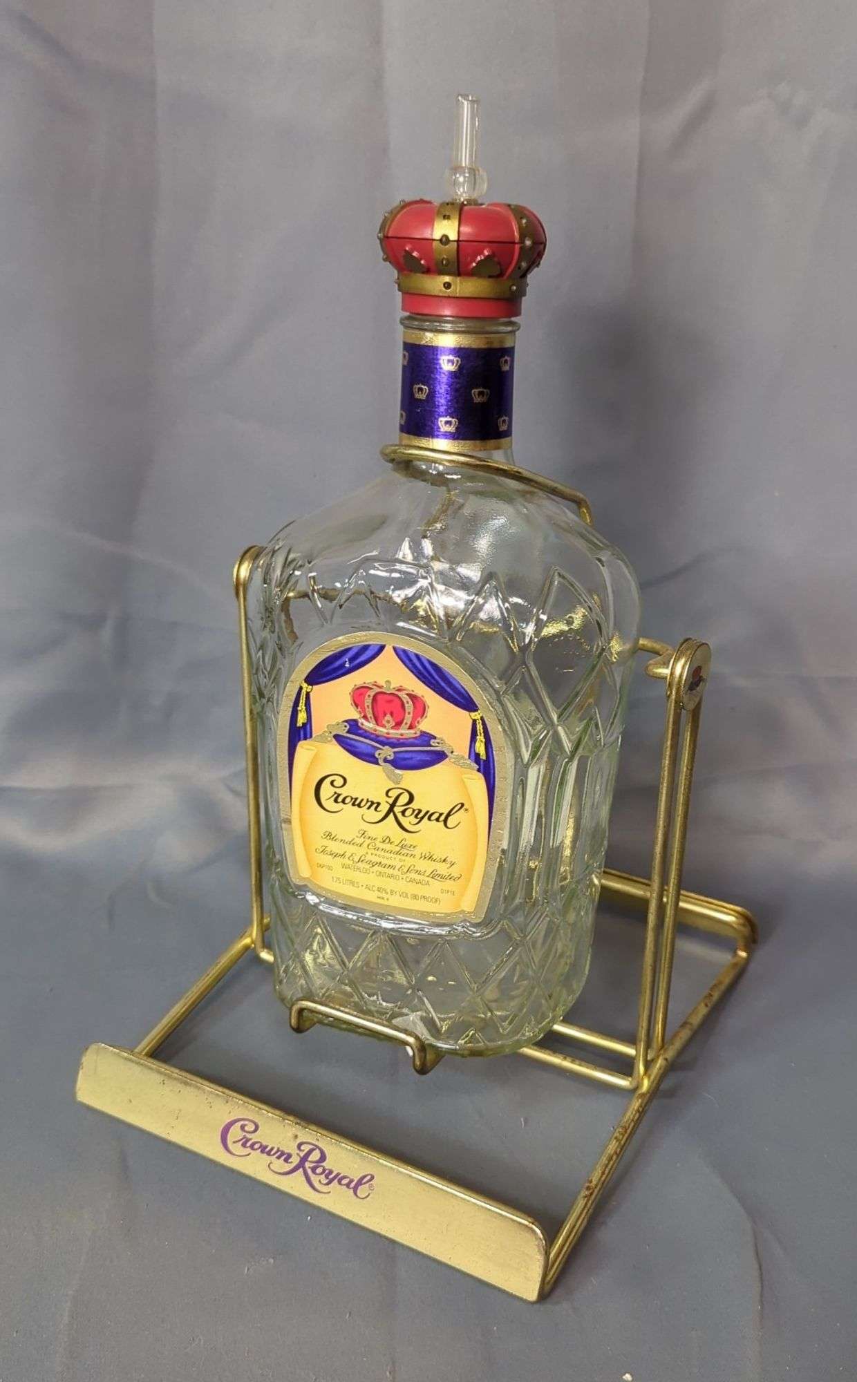 70年代　ヴィンテージ　ボトルホルダー　Seagram's Crown Roya 70年代 ヴィンテージ ボトルホルダー Seagram's Crown Roya