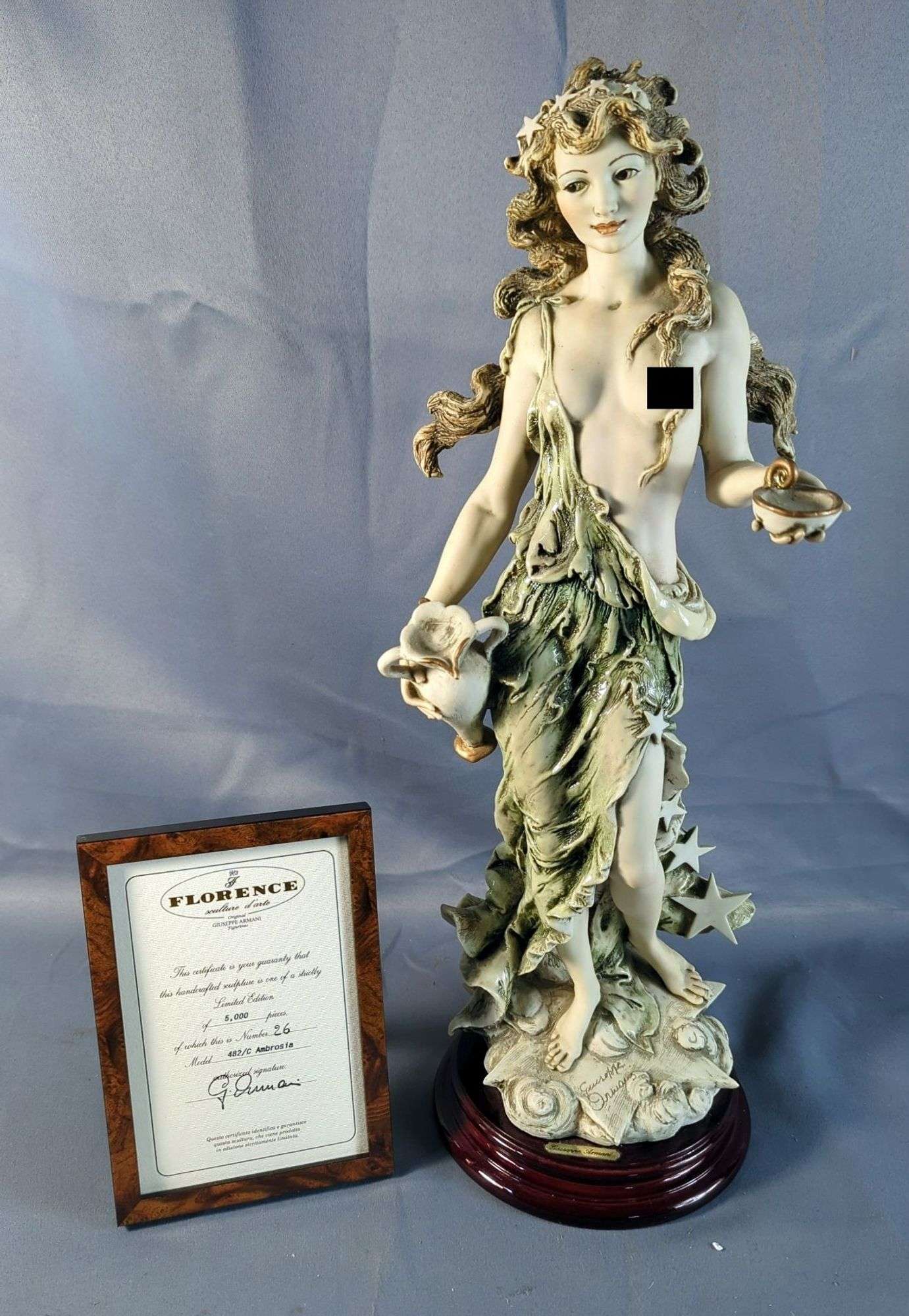 Giuseppe Almani Florence 蓮の花 赤ちゃん オブジェ Giuseppe Armani Florence 
