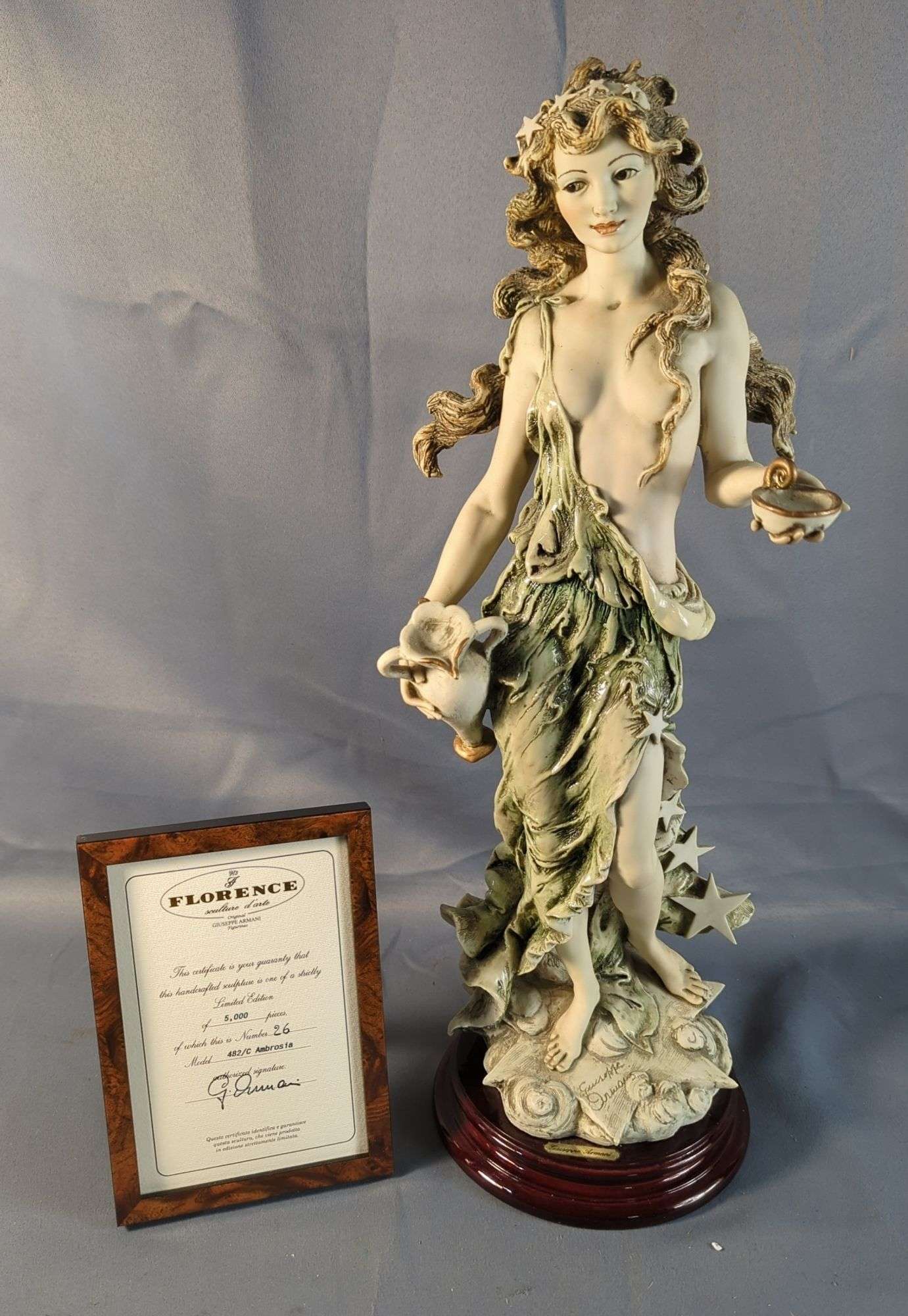 FLORENCE社・GIUSEPPE ARMANI・ITALY・欠損無し・代用箱 Florence Giuseppe Armani Sculpture, Alessandra 648C sold at