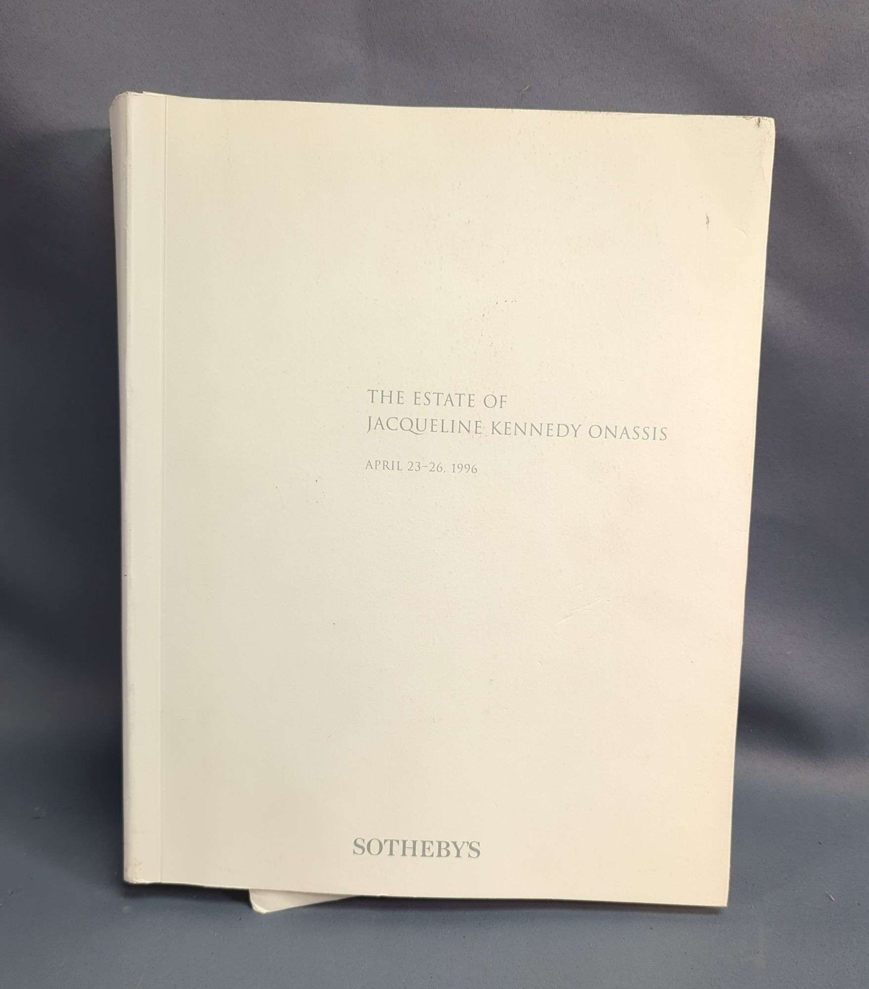 Sotheby's Paperback The Estate Of Jacqueline Kennedy Onassis