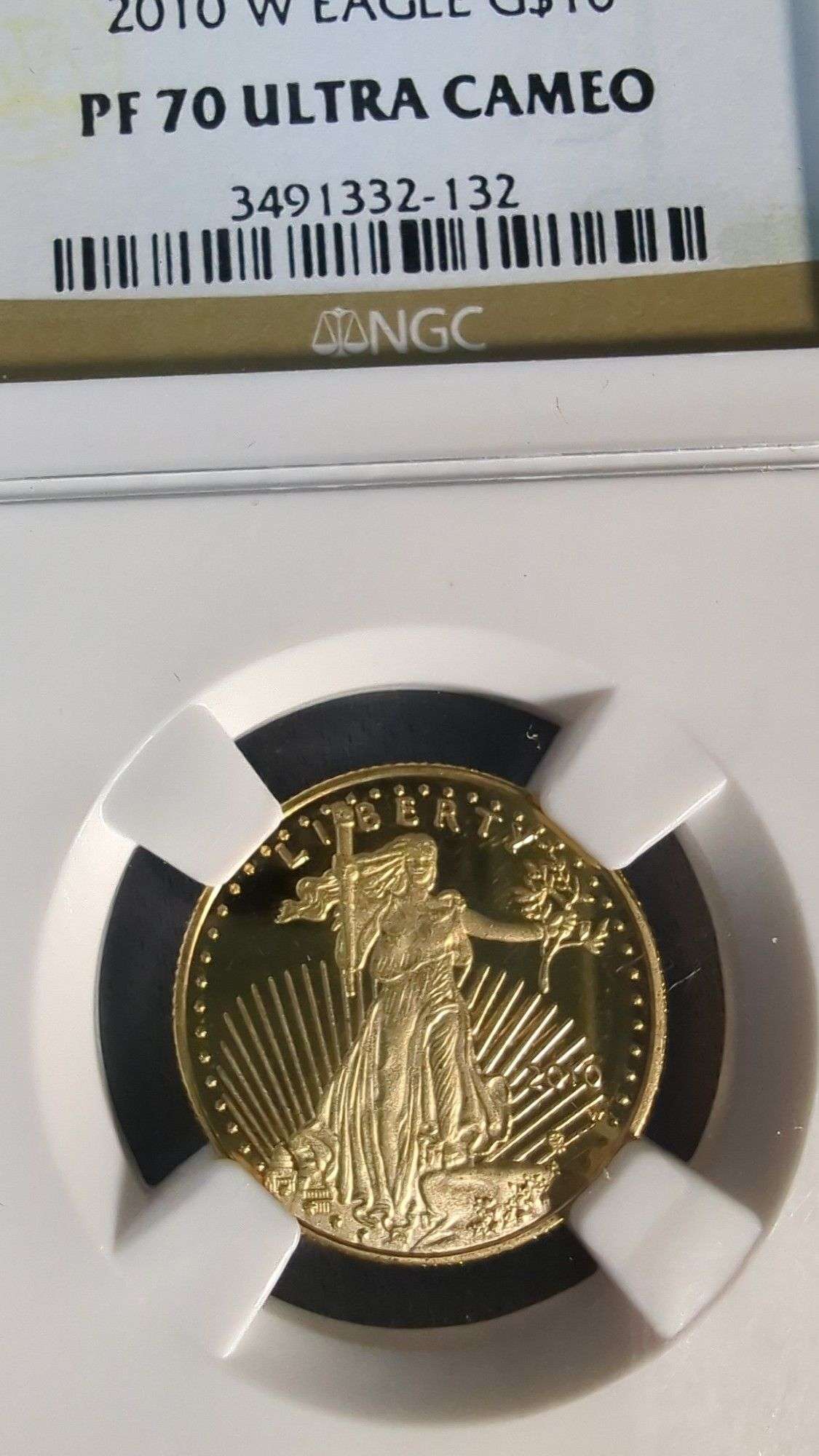 店内商品がすべてレジにて半額！！ Ounce 1/4 $10 W 2010 Gold Certified NGC Coin, Eagle American コレクション