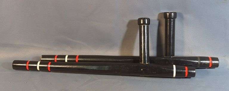 Red Oak Martial Arts Batons, 20" Long, Qty 2 image