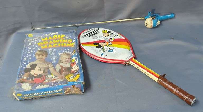 mickey mouse fishing rod