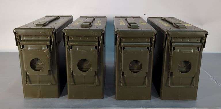 Metal Ammo Cans, 7" x 11" x 4", Qt 4 image