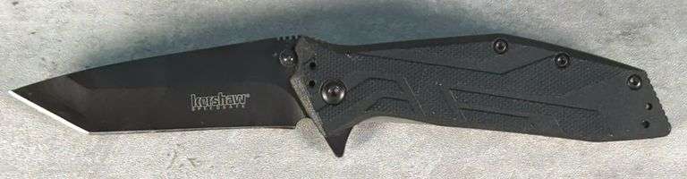 Kershaw 1990 Brawler Folding Knife, 3" Tanto Blade, NIB image