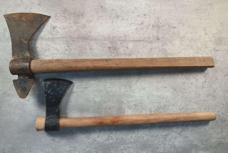 Metal Tomahawks With Wood Handles, Qty 2 image