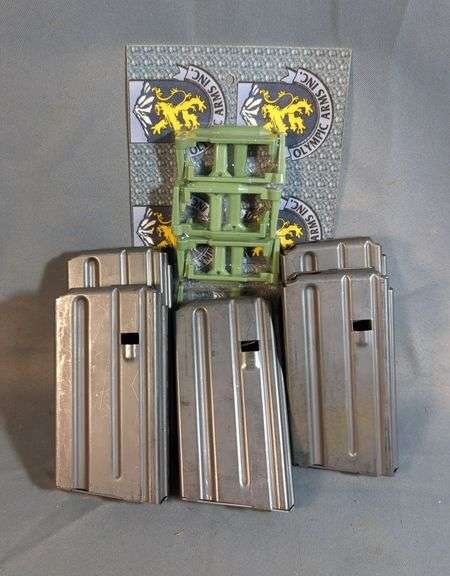 Colt AR-15 .223 Cal 20-Rd Mags, Qty 5, And Followers image