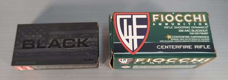Hornady And Fiocchi 300 Blackout Ammo, Approx 70 Rds, Local Pickup Only image