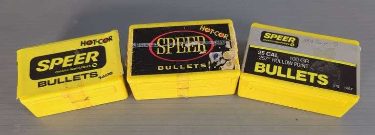 Speer .25 Cal Bullets, Approx Qty 300 image