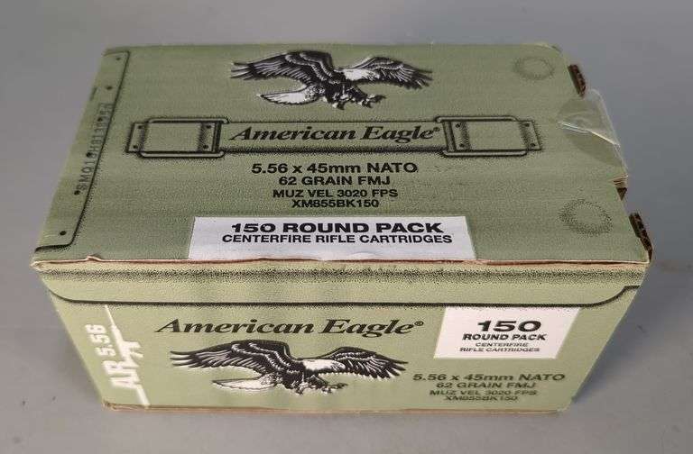 American Eagle 5.56x45mm Nato Ammo, Approx 150 Rds, Local Pickup Only image