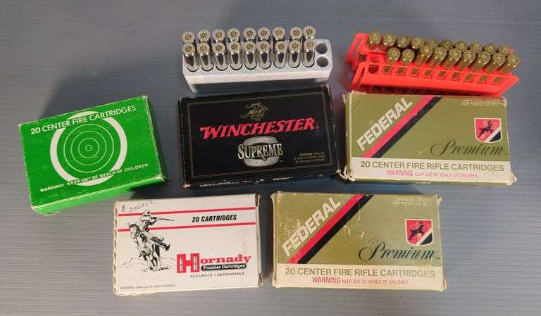 Federal, Winchester, And Hornady 270 Win Ammo, Approx 64 Rds And 28 Empty Brass, Local Pickup Only image