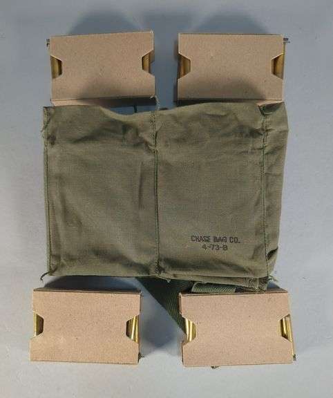 5.56mm Ammo, Approx 80 Rds, In 10-Rd Clips, In Bandolier, Local Pickup Only image
