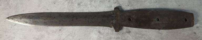 Case Full Tang Dagger, No Scales, 5.75" Blade, 10" OL, Possibly Early 20th Century image