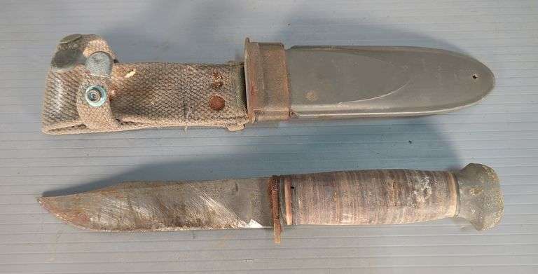 USN Mark I Knife In USN Mark I Sheath image