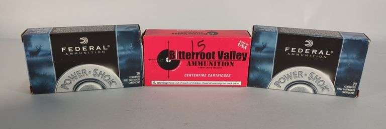 Federal And Bitterroot Valley .308 Win Ammo, Approx 55 Total Rds, Local Pickup Only image