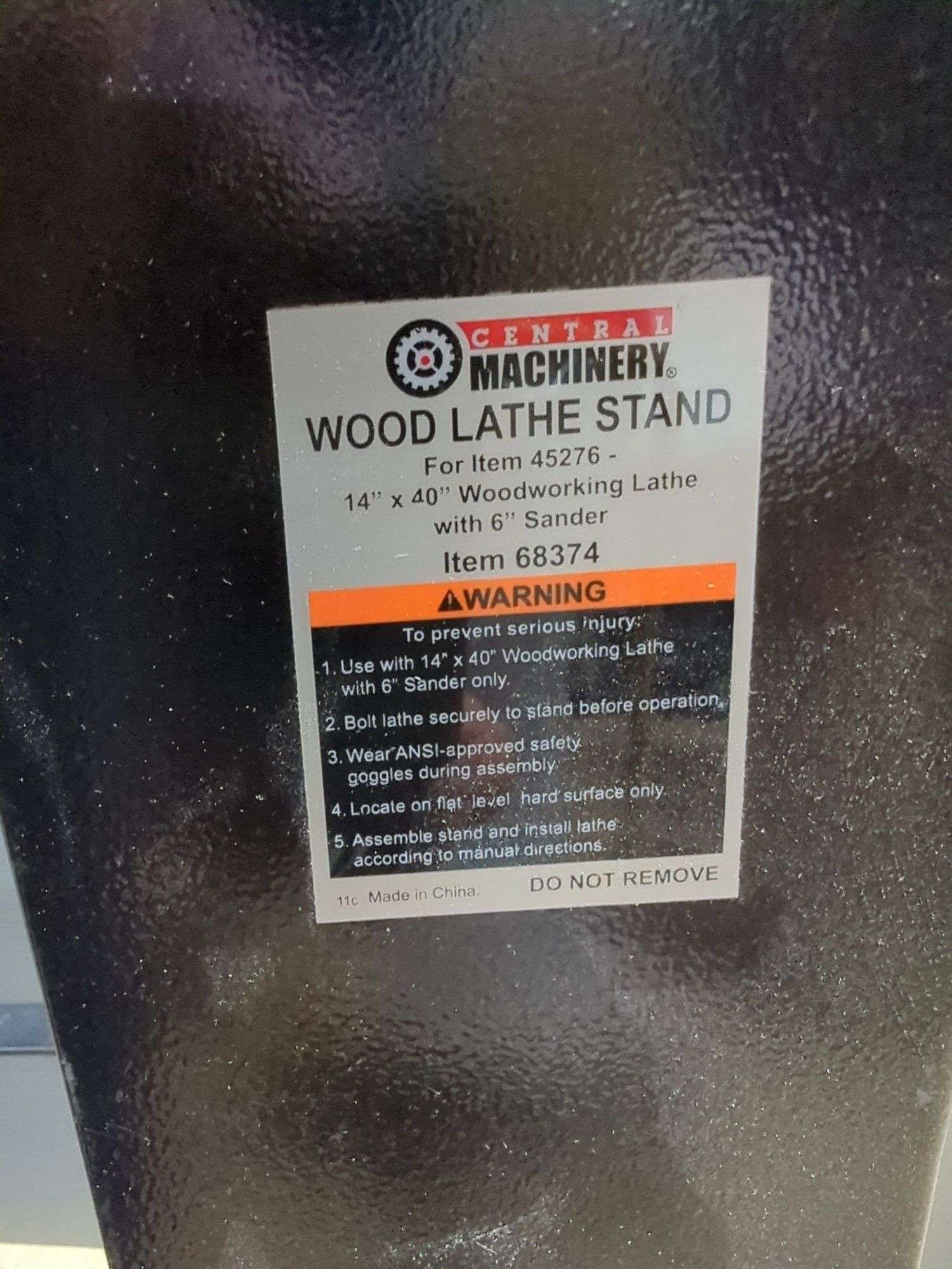 ？ Central Machinery 14