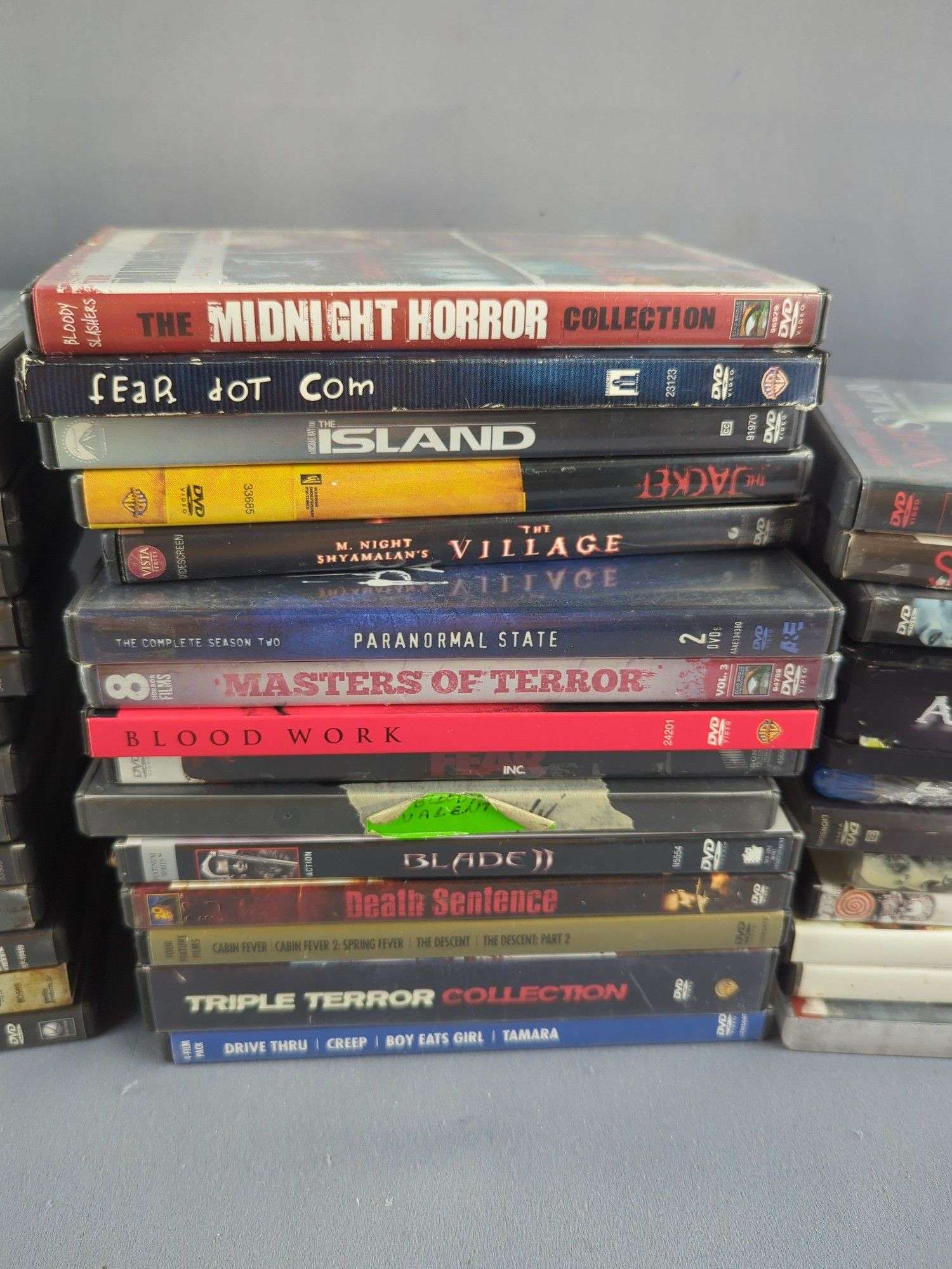 Horror DVD Collection, Includes Saw, The Jacket, Texas