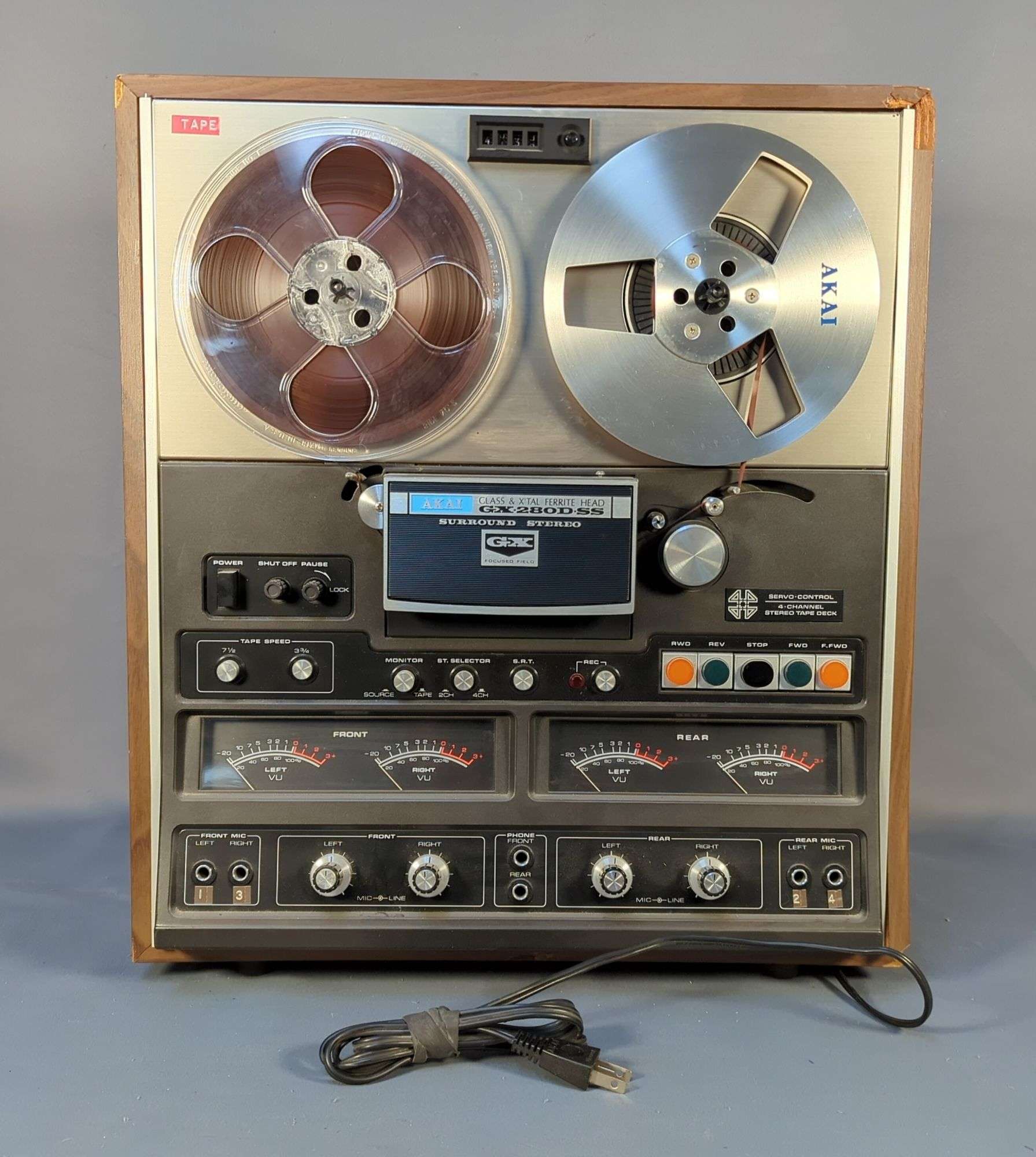 AKAI Reel To Reel Glass & X'Tal Ferrite Head Surround 4