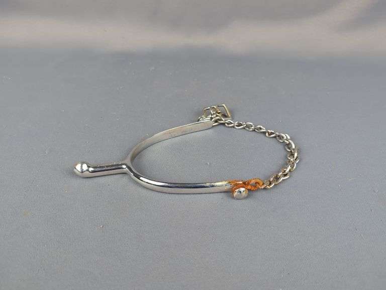 English Riding Spurs, Marked 13F4 0