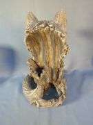 Classic Wildlife Collection Decorative Plate, 8", Wolf Figurine, Table Top Resin Fountain, 12", Missing Pump And Wiring And More
