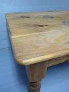 Rustic Pine Coffee Table, 18" x 32" x 48"