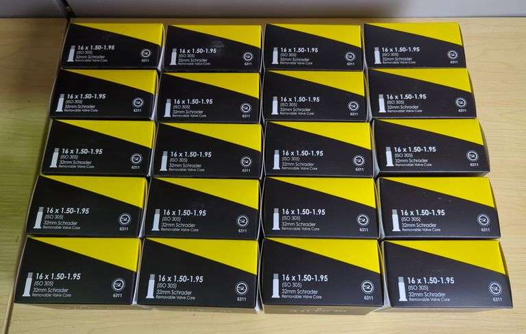 Sunlite Bike Inner Tubes, 16 x 1.50-1.95 (ISO 305), Approx Qty 20 image