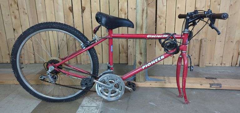 Pioneer Glacier 18 Mountain Bike, 24 Speed, No Front Wheel image