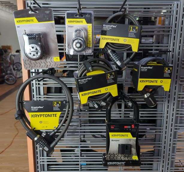 Kryptonite Bike Locks and Cables, Approx Qty 11 image