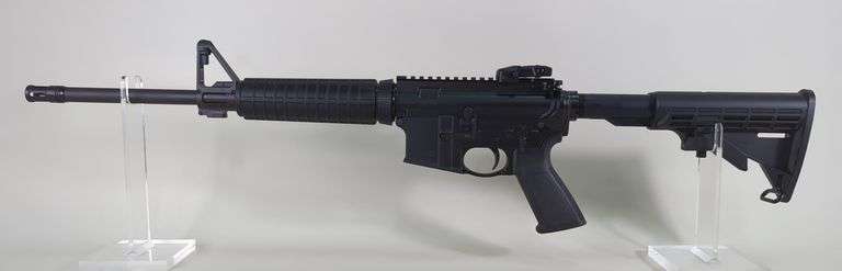Ruger AR-556 5.56 Nato Rifle SN# 858-65664, Flip Up Rear Sight, Adjustable Stock, No Mag image