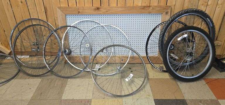 Bicycle Wheels, Approx Qty 9 image