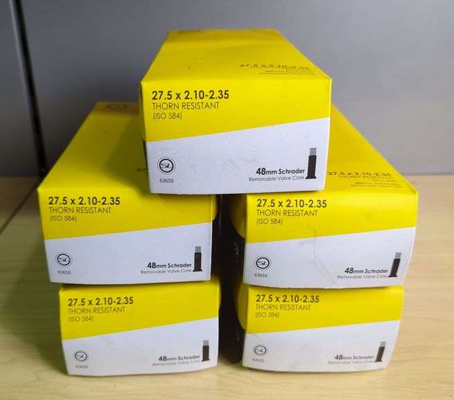 Lot of 5 Sunlite 27.5 x 2.10-2.35 Thorn Resistant Bicycle Inner Tubes image