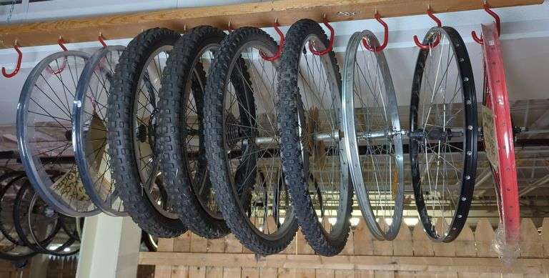 Assorted Bicycle Wheels image