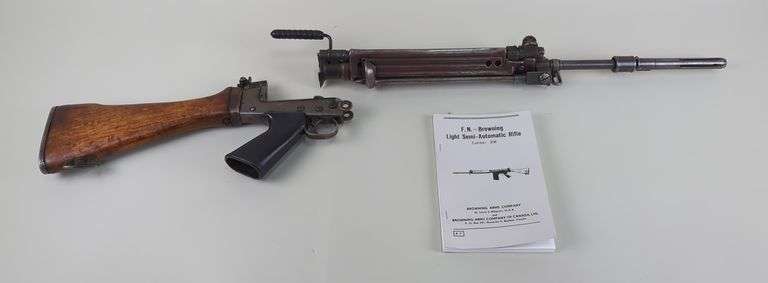 FN-Browning Light Semi-Automatic .308 Cal Rifle SN# E 950, No Upper, Barrel SN# 34526, Includes Manual image