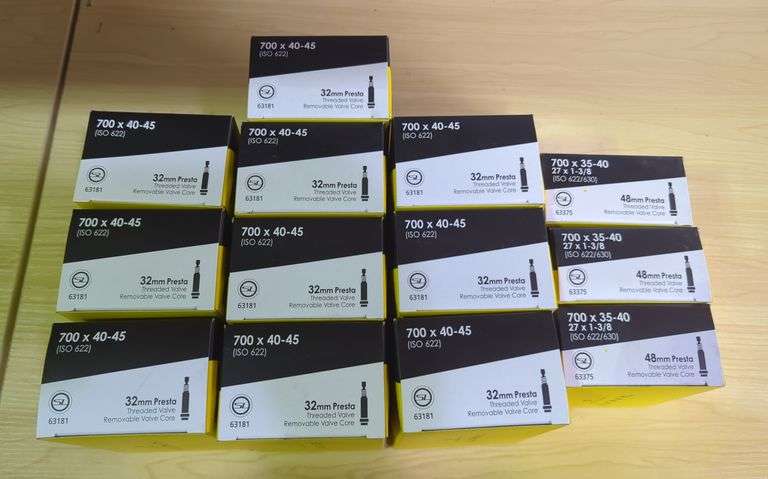 Sunlite Bicycle Inner Tubes, 700 x 40-45 & 700 x 35-40 image