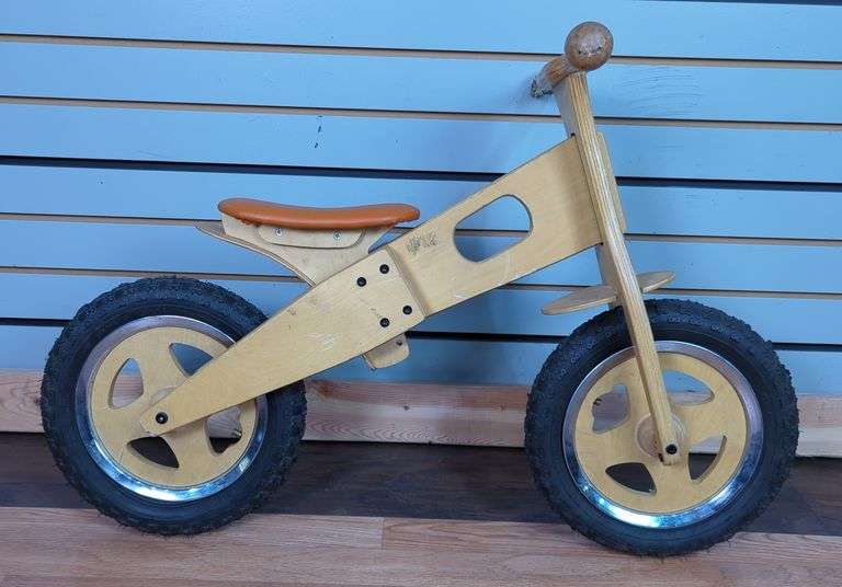 Wood Balance Bike for Young Children image