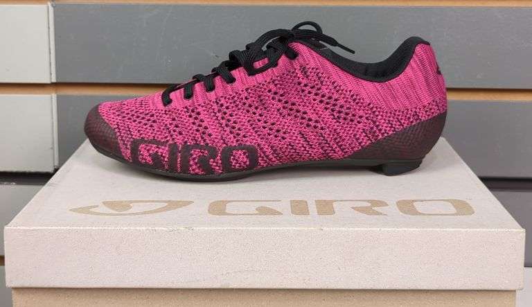 Giro Empire Knit Women's Cycling Shoes, Berry/Pink, Size 39 image