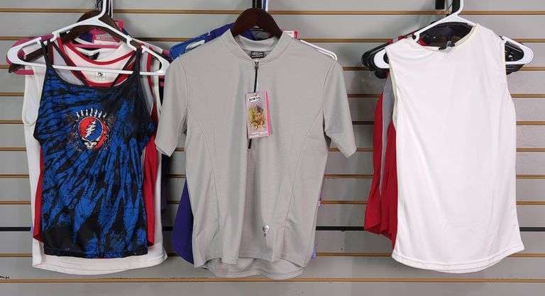 Women's Cycling Tank Top Jerseys and Jersey Liners, Size M, Approx Qty 27 image