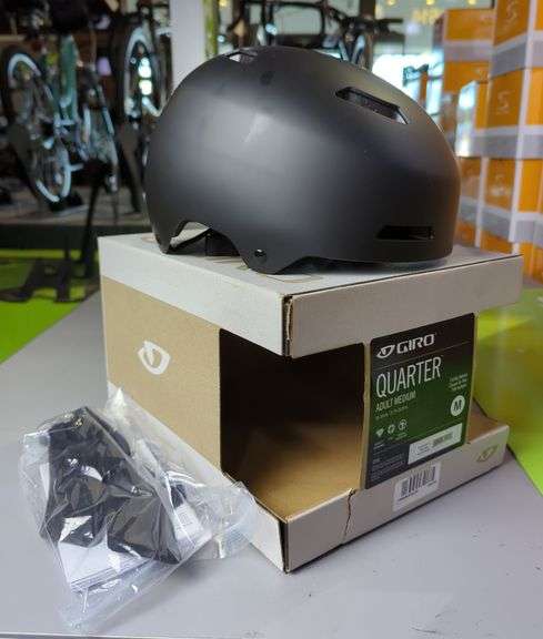 Giro Quarter Cycling Helmet, Adult Medium, Matte Black image