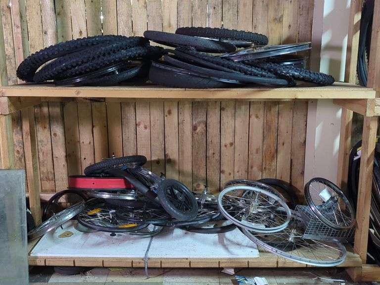 Bicycle Wheels and Tires - Assorted Sizes image