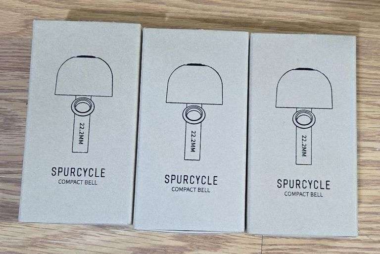 Spurcycle Compact Bicycle Bells, Qty 3 image
