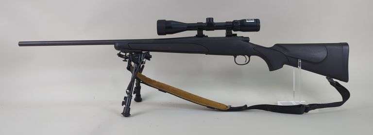 Remington 700 308 Win Bolt Action Rifle SN# G7033628, Bushnell Trophy XLT 3-9x40 Scope, Bipod, Padded Sling image