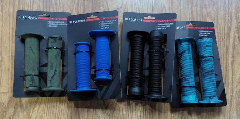 Black Ops Bicycle Handlebar Grips, Qty 4 Pairs image