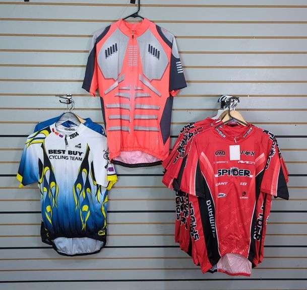 Men's Cycling Jerseys, Size XL, Approx Qty 25 image