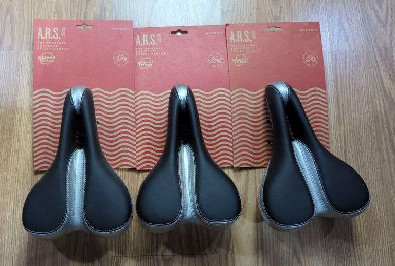 Planet Bike A.R.S. Classic Women's Anatomic Relief Saddle, Qty 3 image