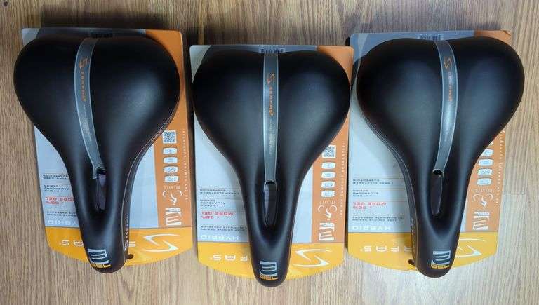 Serfas E-Gel Hybrid Bicycle Seats, Qty 3 image