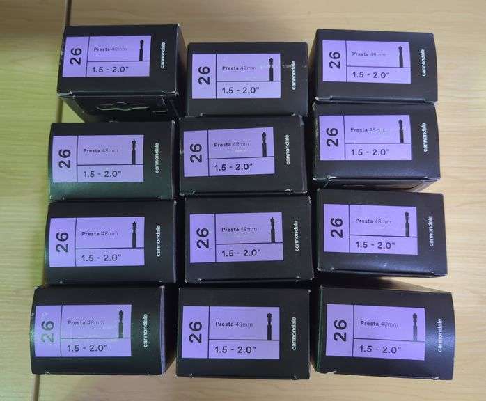 Cannondale Presta 48mm Inner Tubes, 26 x 1.5-2.0, Approx Qty 12 image